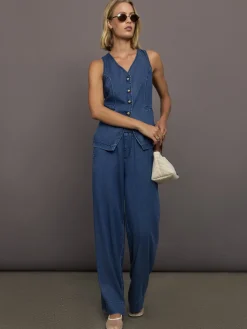 Chambray Vest