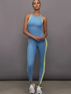 Colorblock High Neck Tank