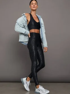 High Rise 7/8 Legging in Leopard Takara Shine