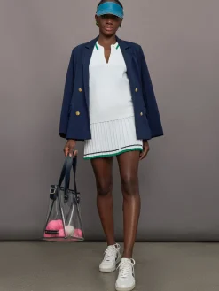 Knife Pleat Knit Skort