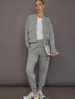 Knit Bomber Jacket in Modal Luxe