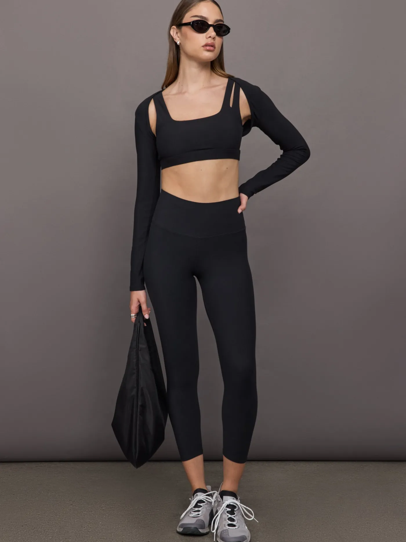 Long Sleeve Active Shrug in Melt
