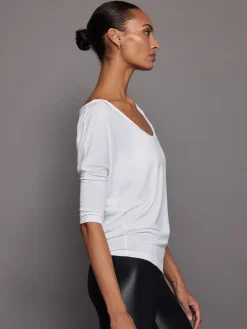 Long Sleeve Off Shoulder Tee