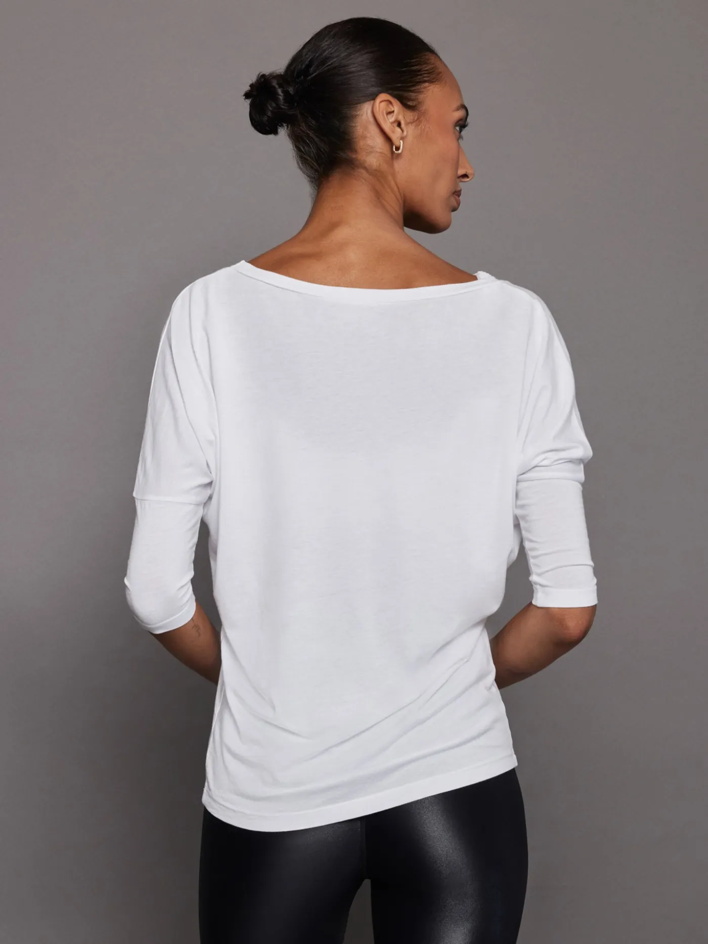 Long Sleeve Off Shoulder Tee