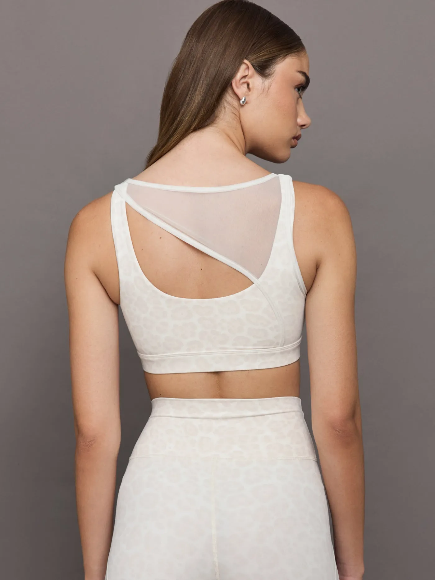Mesh Overlay Bra in Melt