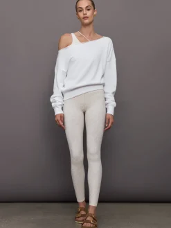 Off Shoulder Sweatshirt in French Terry