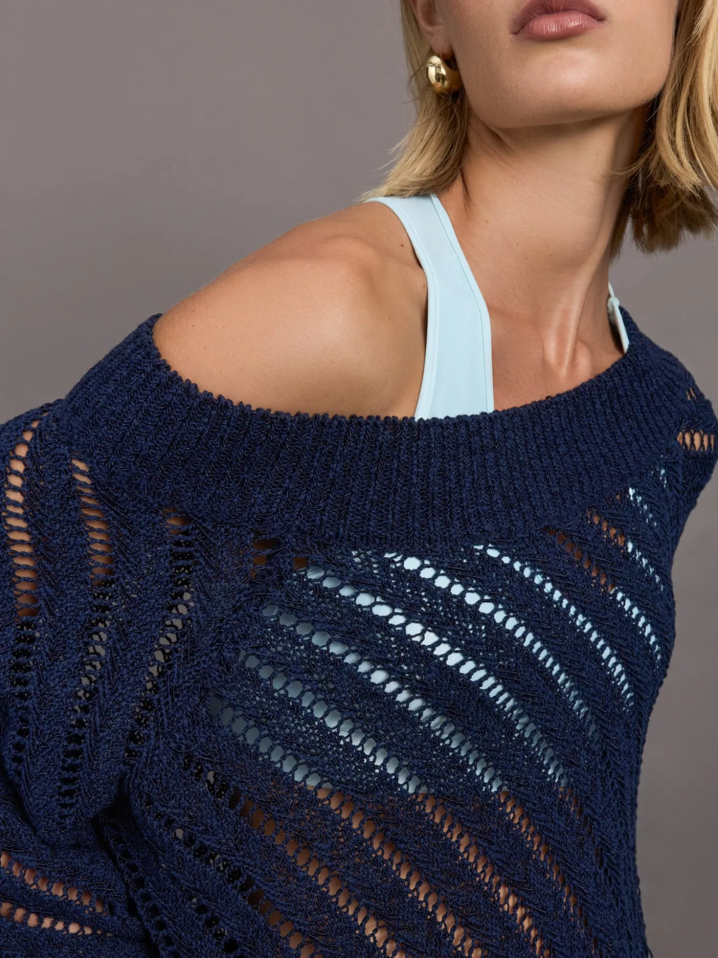 Open Knit Sweater