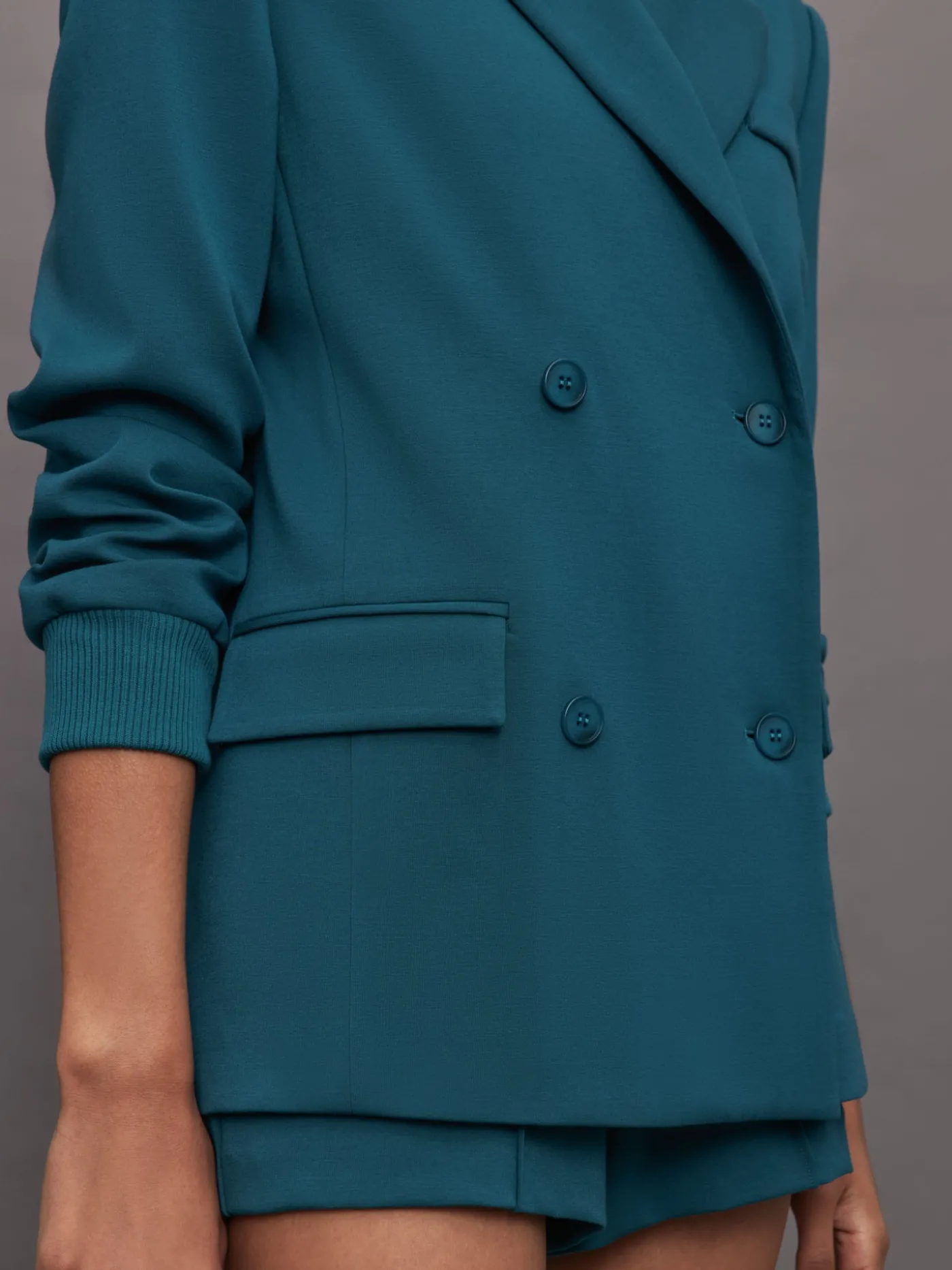 Oversized Blazer with Cuffs