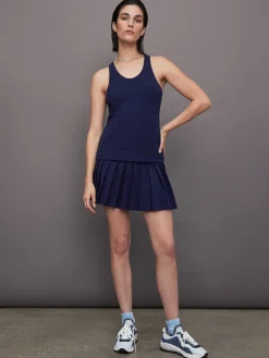 Pleated Mini Skirt