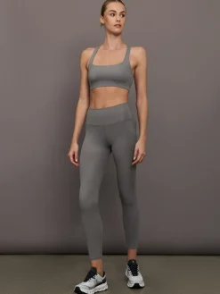 Racerback Bra in Ribbed Melt
