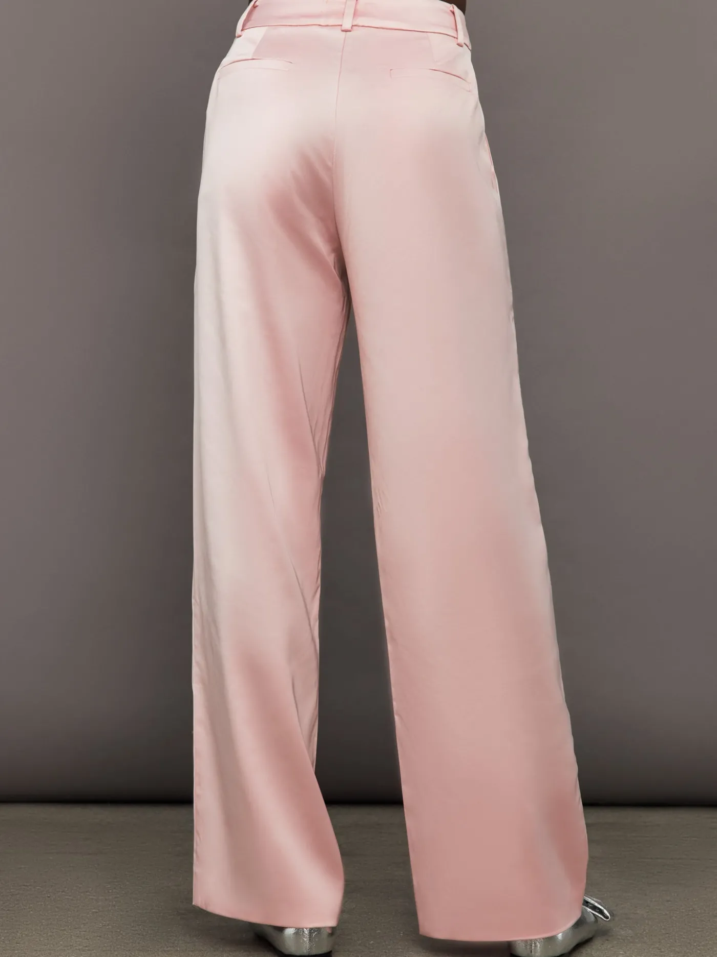 Satin Straight Leg Pant
