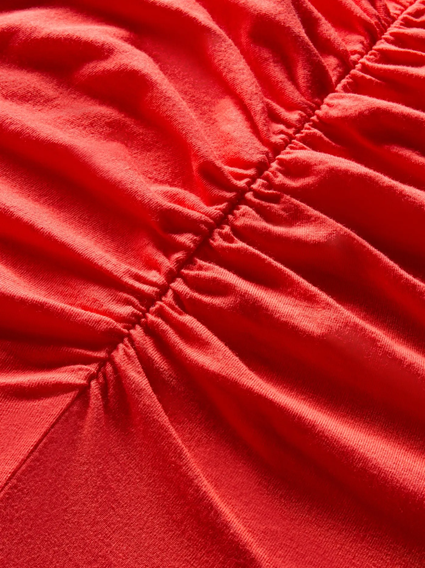 Short Sleeve Ruched Front Tee