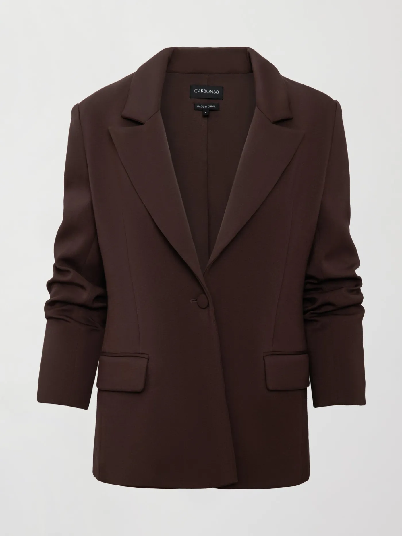 Single Breasted Blazer in Scuba