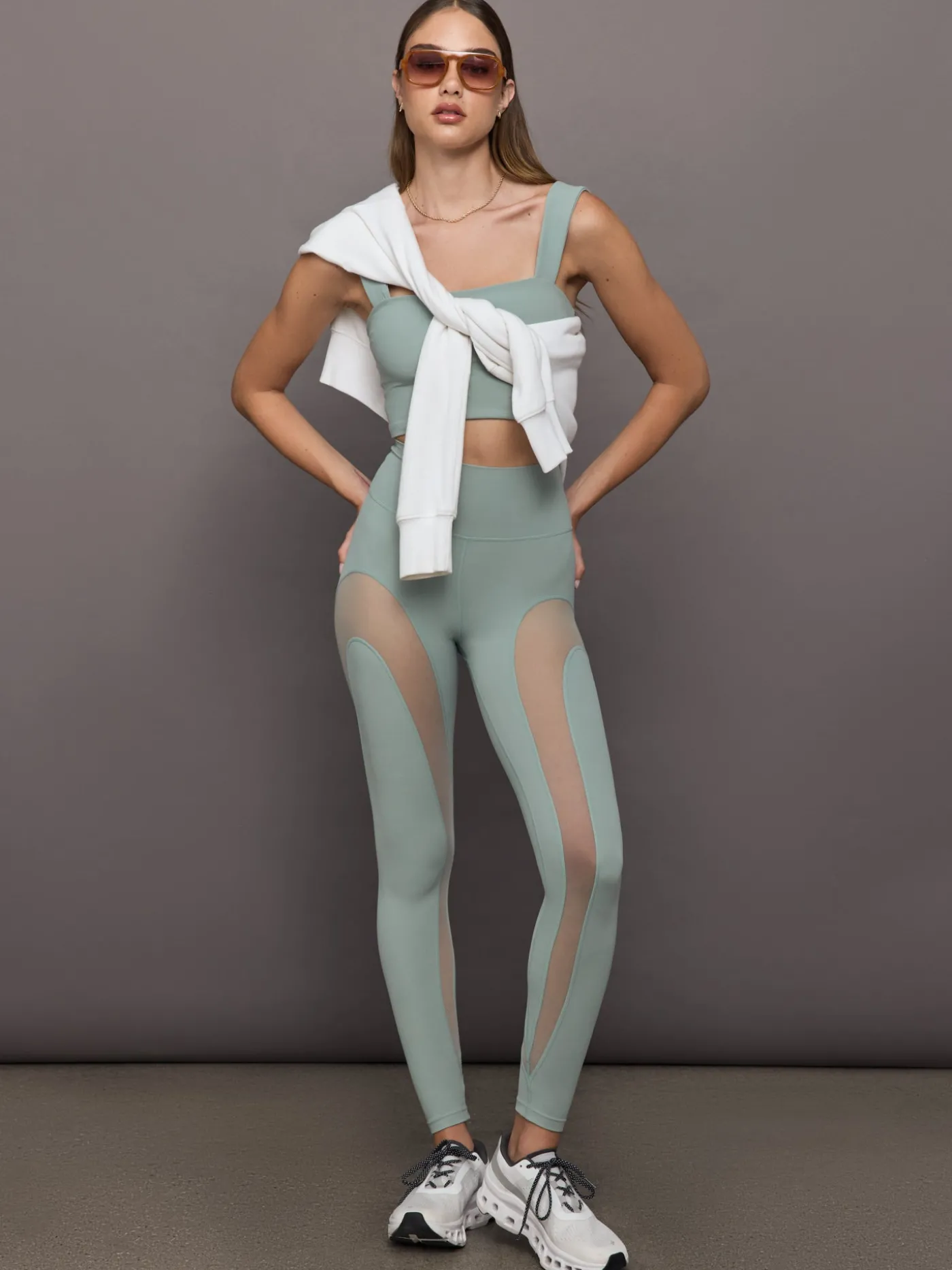 Square Neck Bra Top in Melt