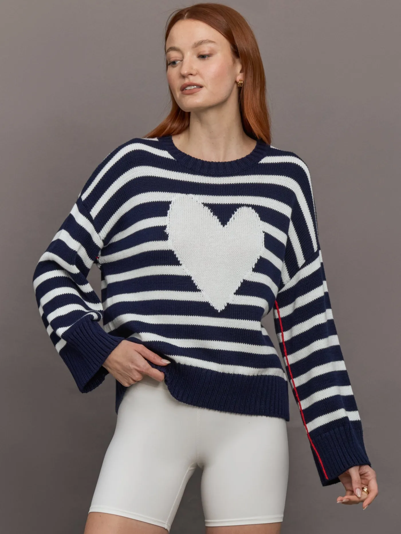 Summer Imperfect Heart Sweater