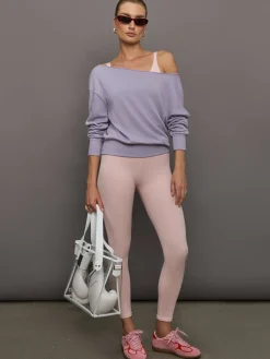 V-Neck Tank in Ribbed Melt